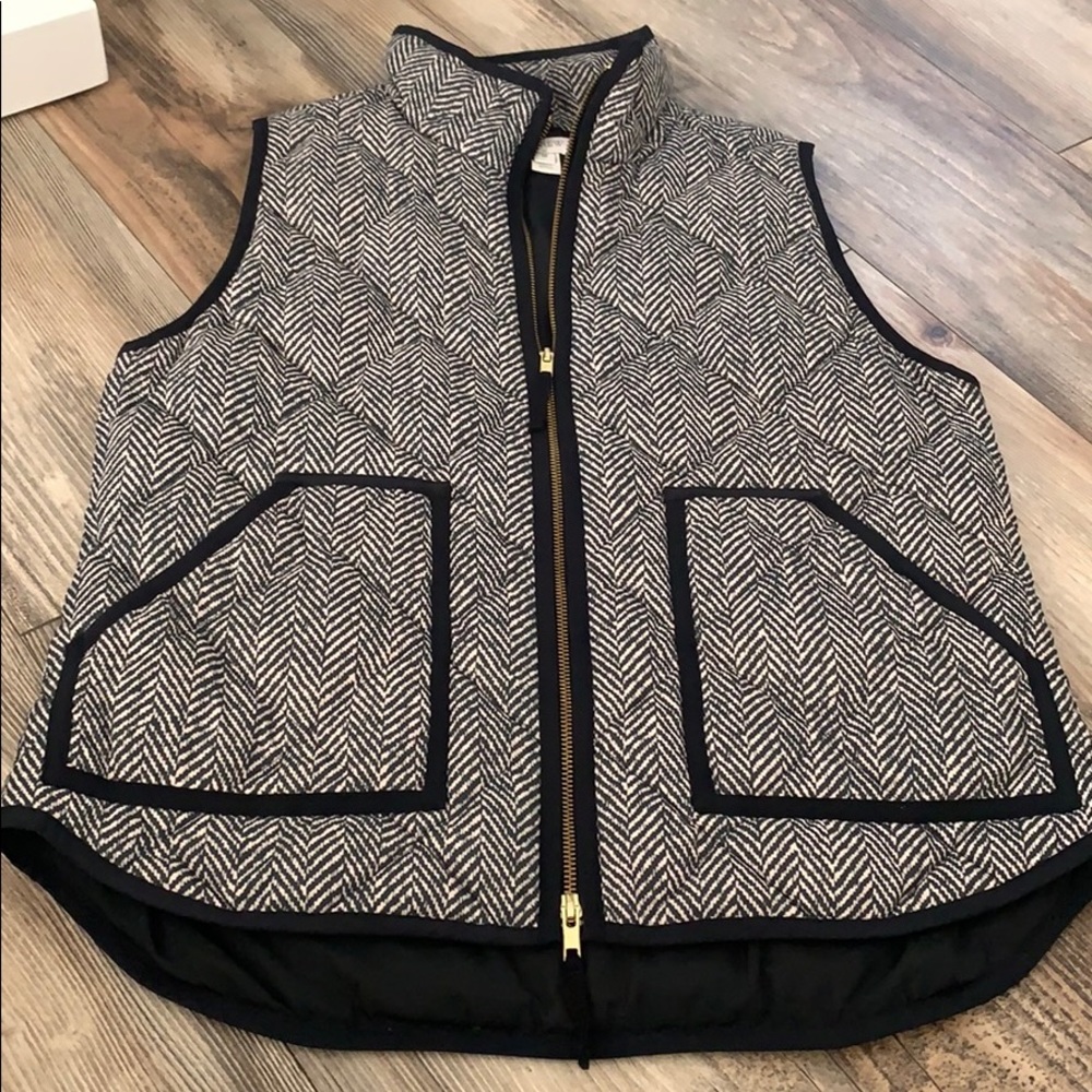 Herringbone JCrew Factory vest